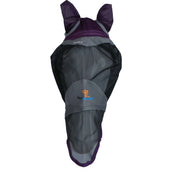 Shires Vliegenmasker Deluxe met Oren en Neus Paars