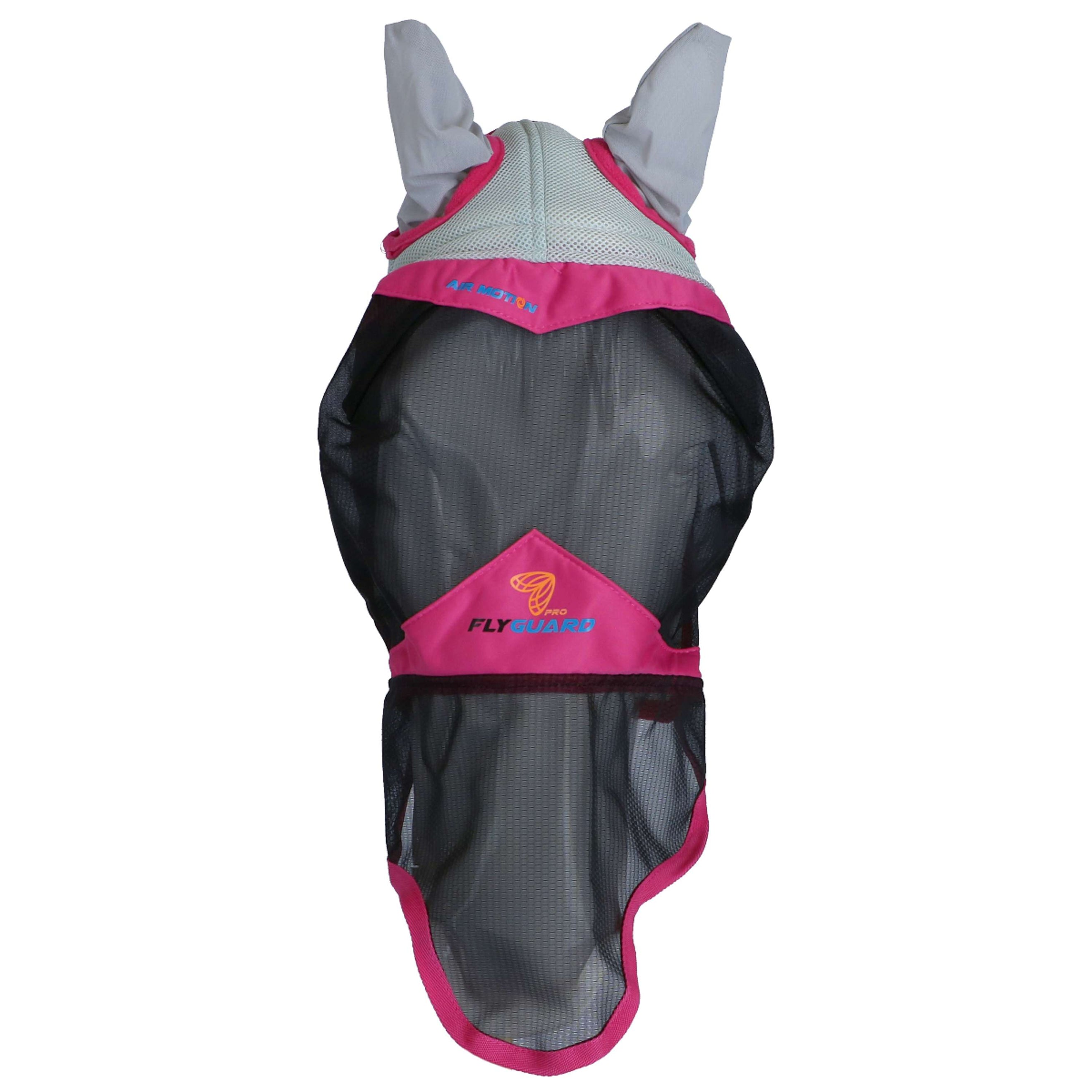 Shires Vliegenmasker Air Motion met Oren en Neus Roze Shires Vliegenmasker Air Motion met Oren en Neus Roze