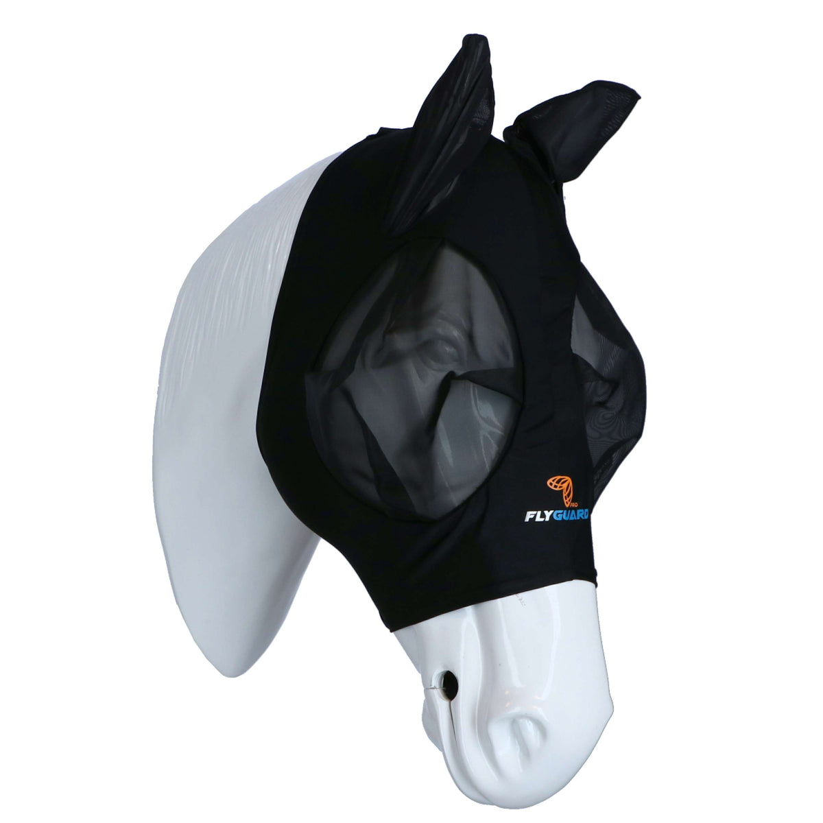 Shires Vliegenmasker Stretch Jet Zwart