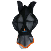 Shires Vliegenmasker Stretch met Neus Jet Zwart