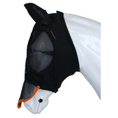 Shires Vliegenmasker Stretch met Neus Jet Zwart