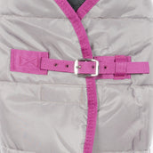 Weatherbeeta Staldeken Comfitec Channel Quilt Standard Neck Medium/Lite 210D Donkergrijs/Orchid