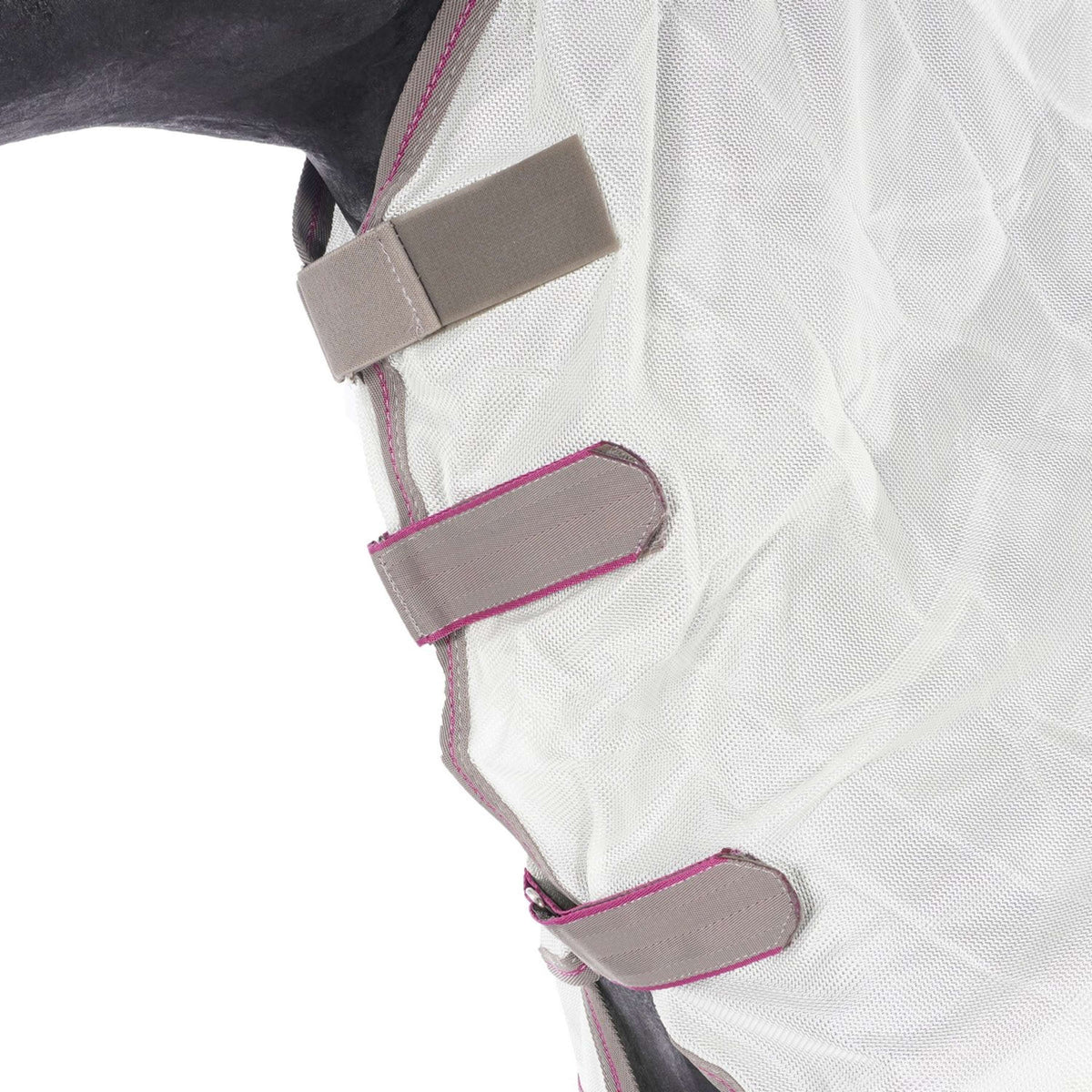 Weatherbeeta Comfitec Airflow II Combo Neck Wit/Donkergrijs/Orchid