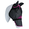 WeatherBeeta Vliegenmasker ComFiTec Deluxe Durable Mesh met Oren en Neus Zwart/Paars