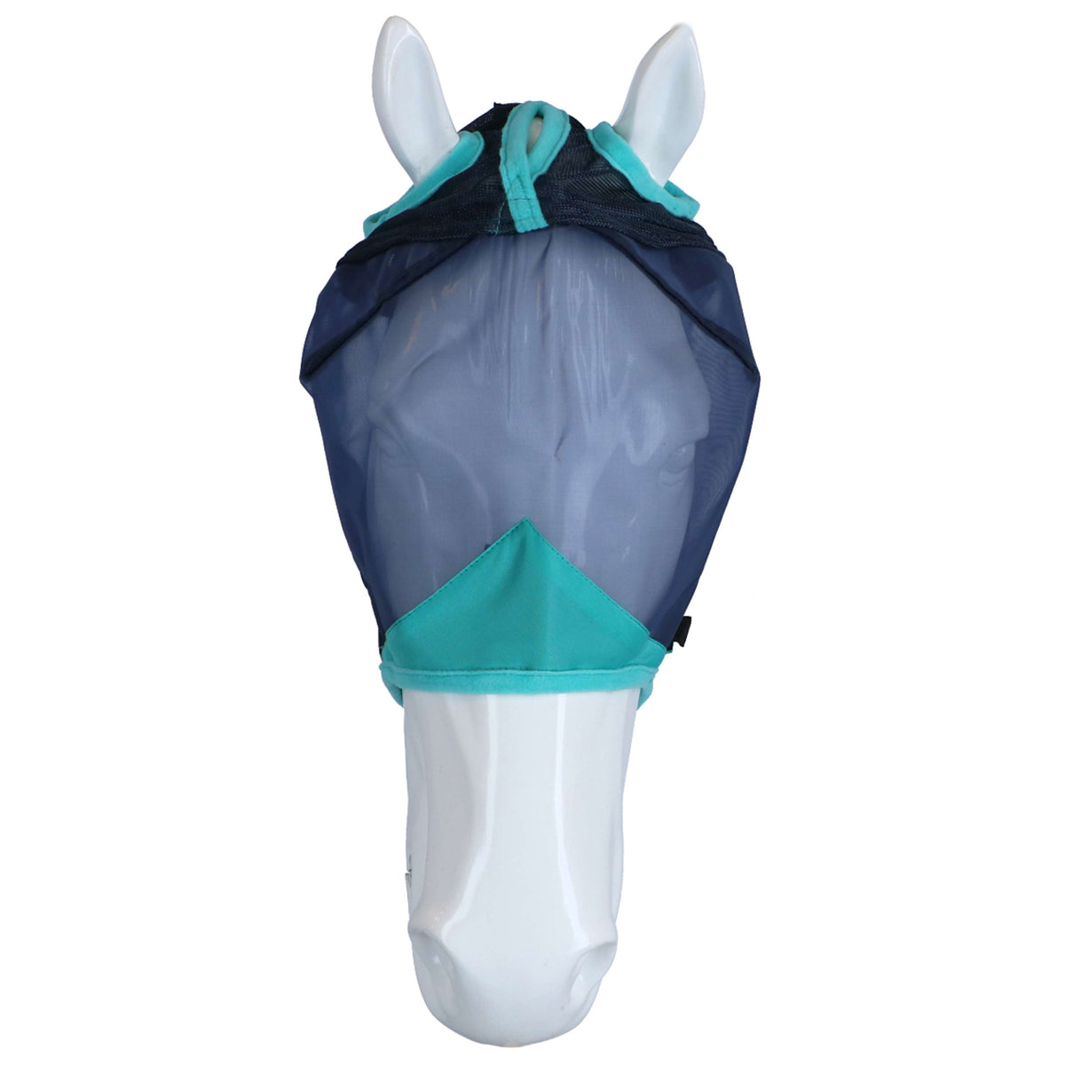 Weatherbeeta Vliegenmasker Comfitec Deluxe Fine Mesh Navy/Turquoise