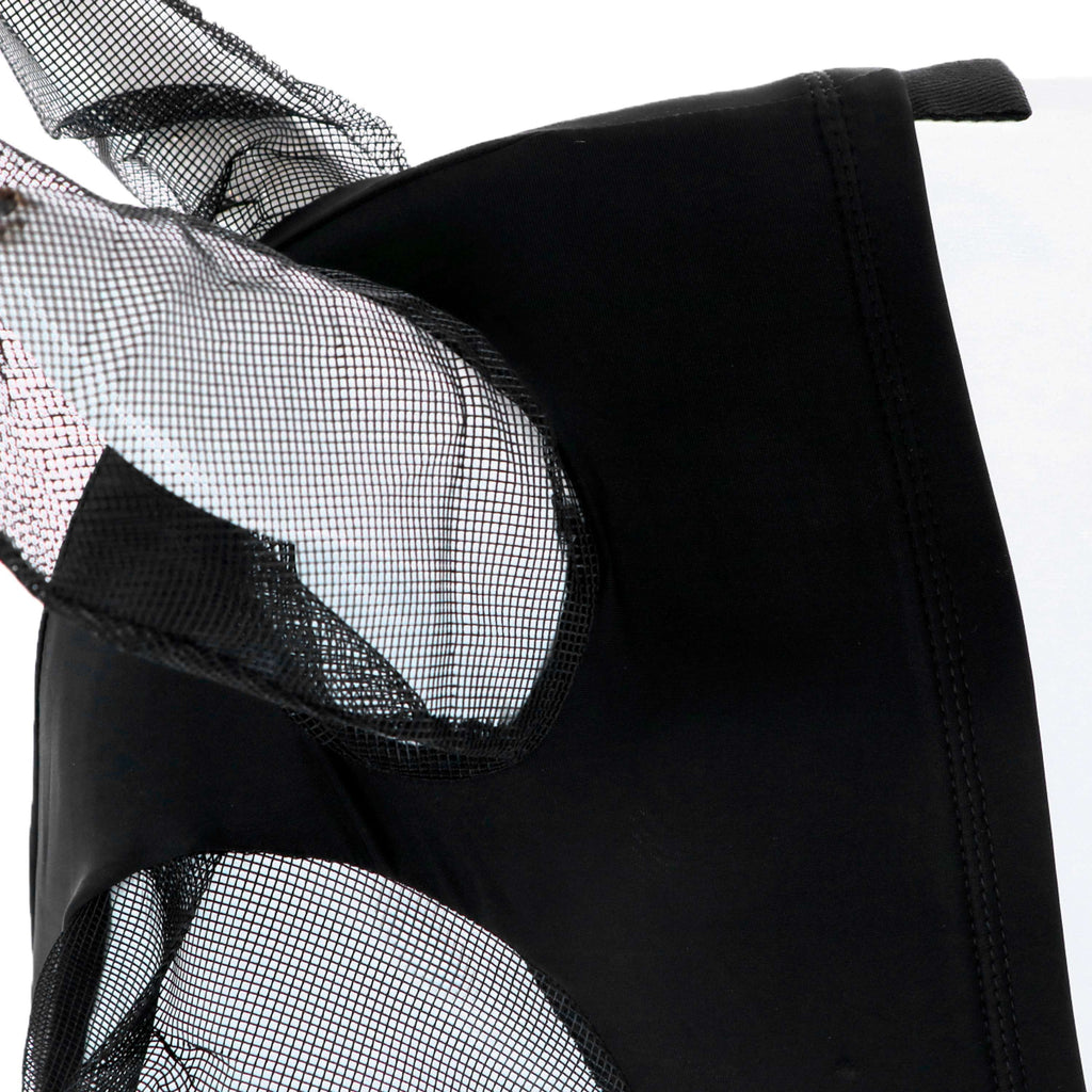 WeatherBeeta Vliegenmasker Deluxe Stretch Bug met Oren Zwart