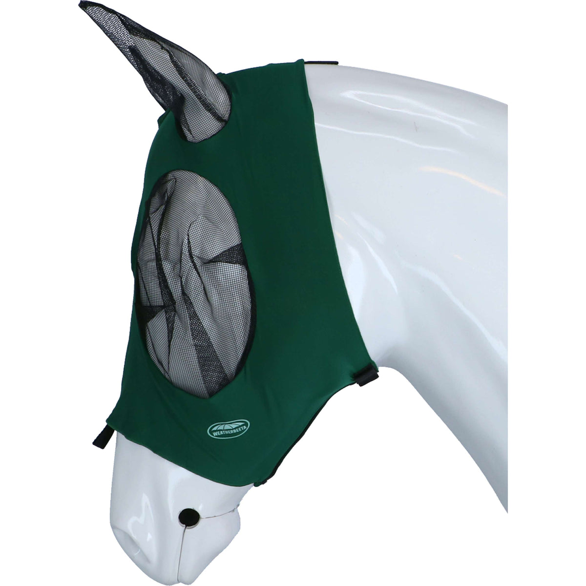 Weatherbeeta Vliegenmasker Deluxe Stretch Bug met Oren Hunter/Zwart