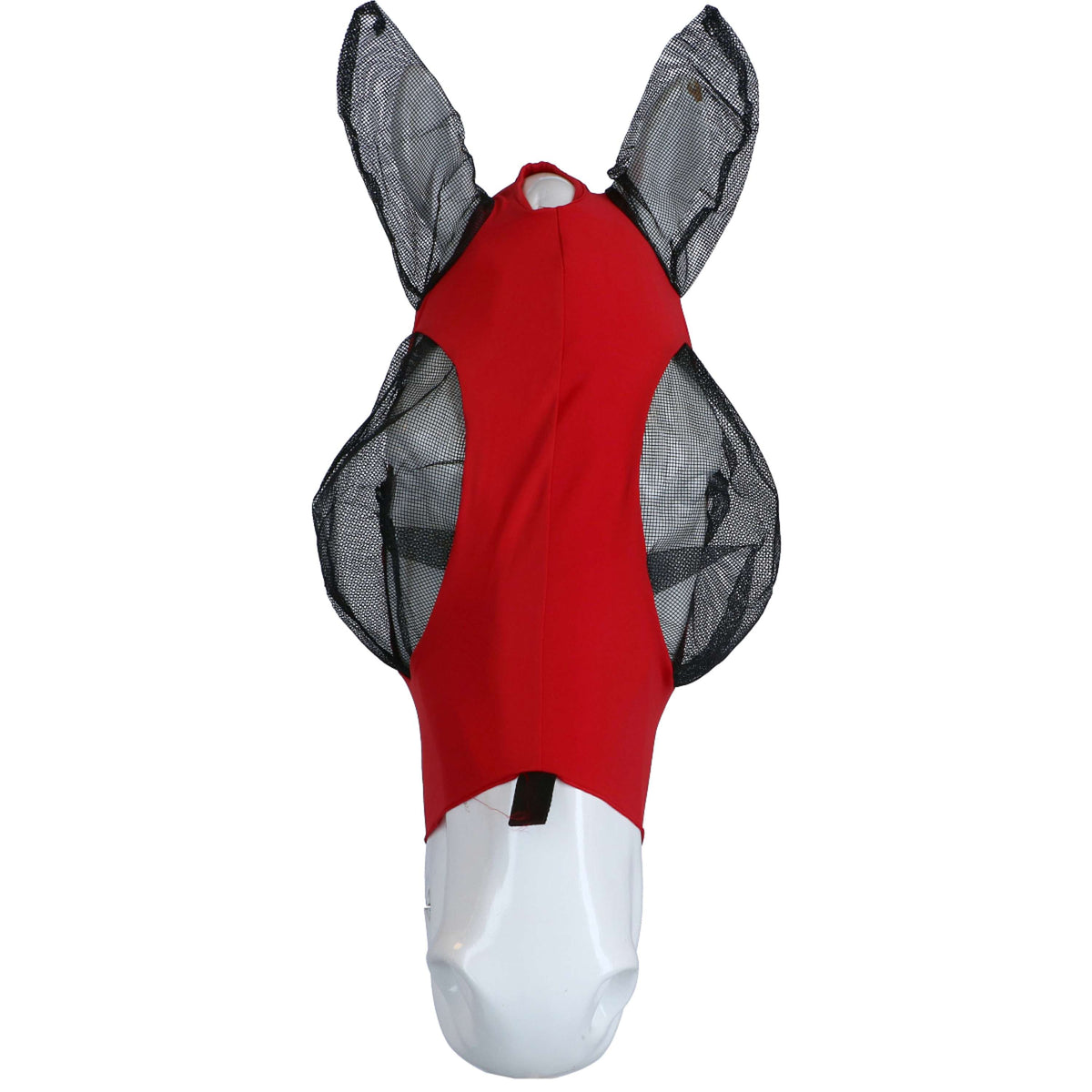 Weatherbeeta Vliegenmasker Deluxe Stretch Bug met Oren Rood/Zwart