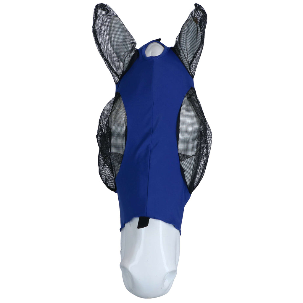 WeatherBeeta Vliegenmasker Deluxe Stretch Bug met Oren Royal Blauw/Zwart