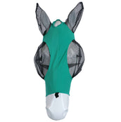 Weatherbeeta Vliegenmasker Deluxe Stretch Bug met Oren Turquoise/Zwart