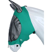 Weatherbeeta Vliegenmasker Deluxe Stretch met Oren Turquoise/Zwart