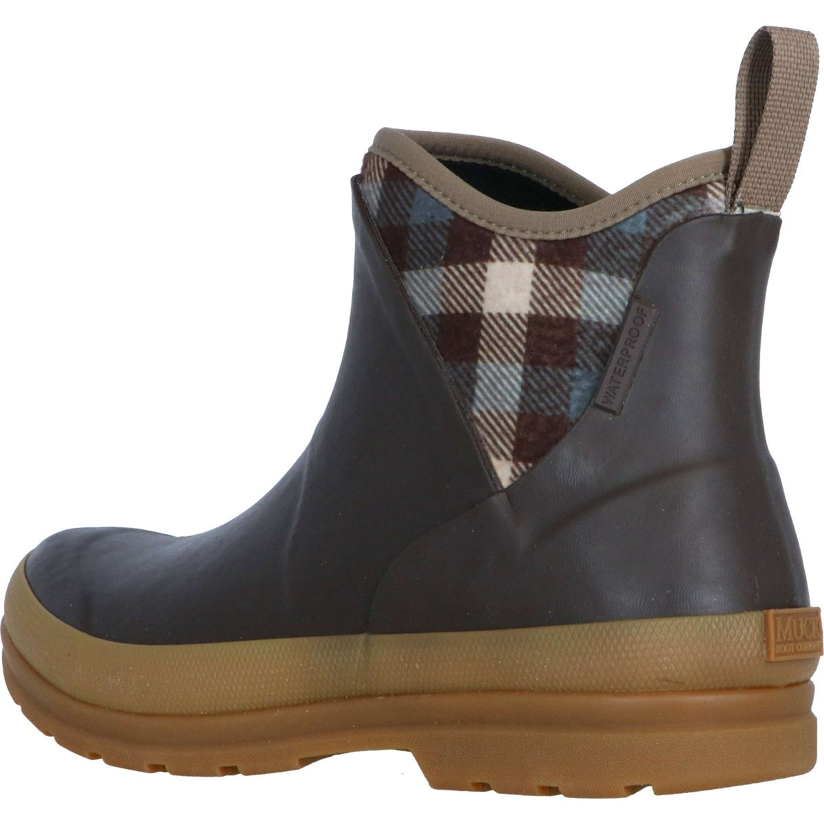 Muck Boot Originals Pull On Ankle Bruin/Plaid