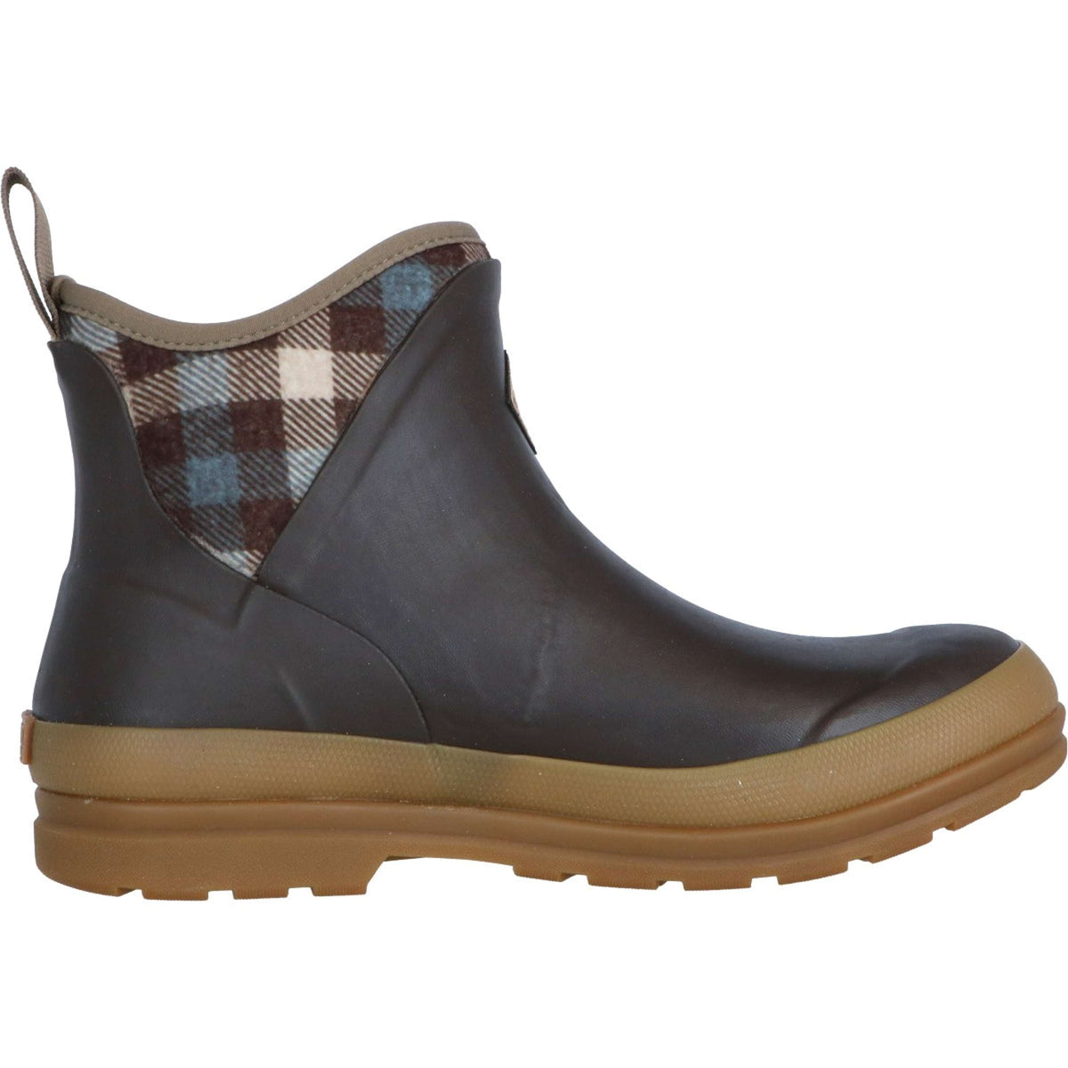 Muck Boot Originals Pull On Ankle Bruin/Plaid