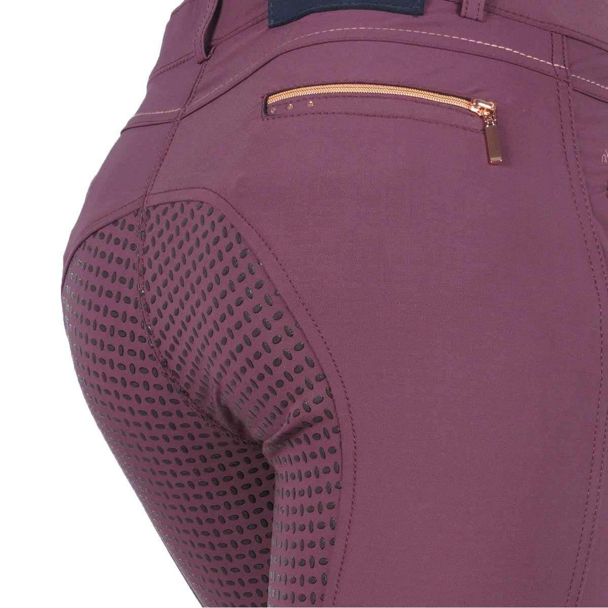 Harry's Horse Rijbroek Denici Cavalli Maroon Full Grip Bordeaux