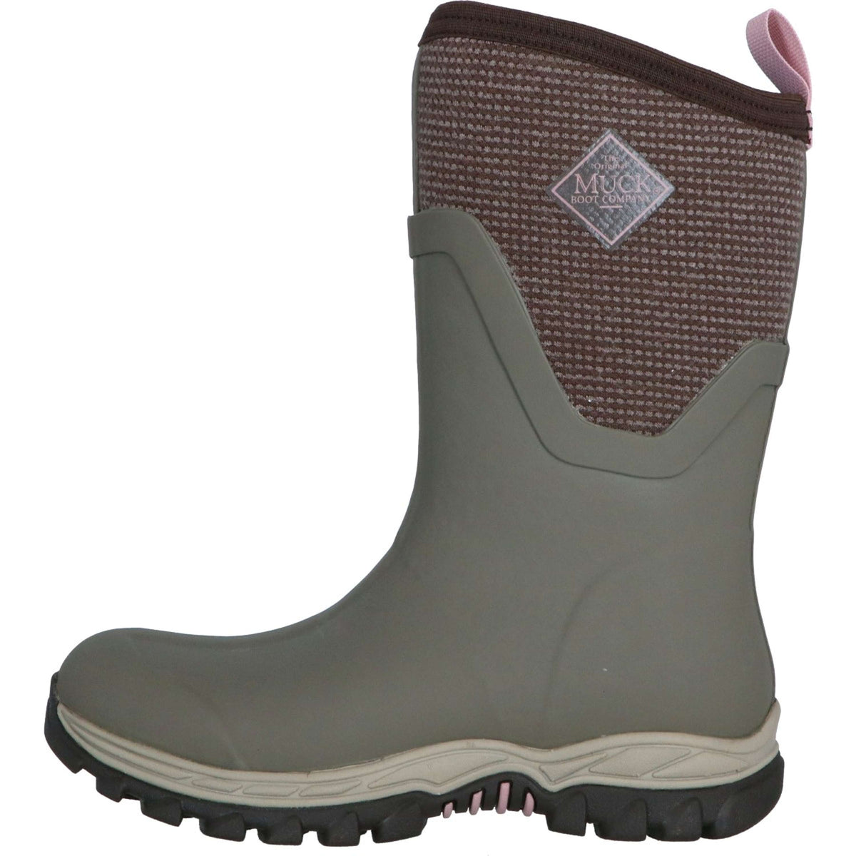 Muck Boot Arctic Sport II Mid Dames Taupe/Chocolate