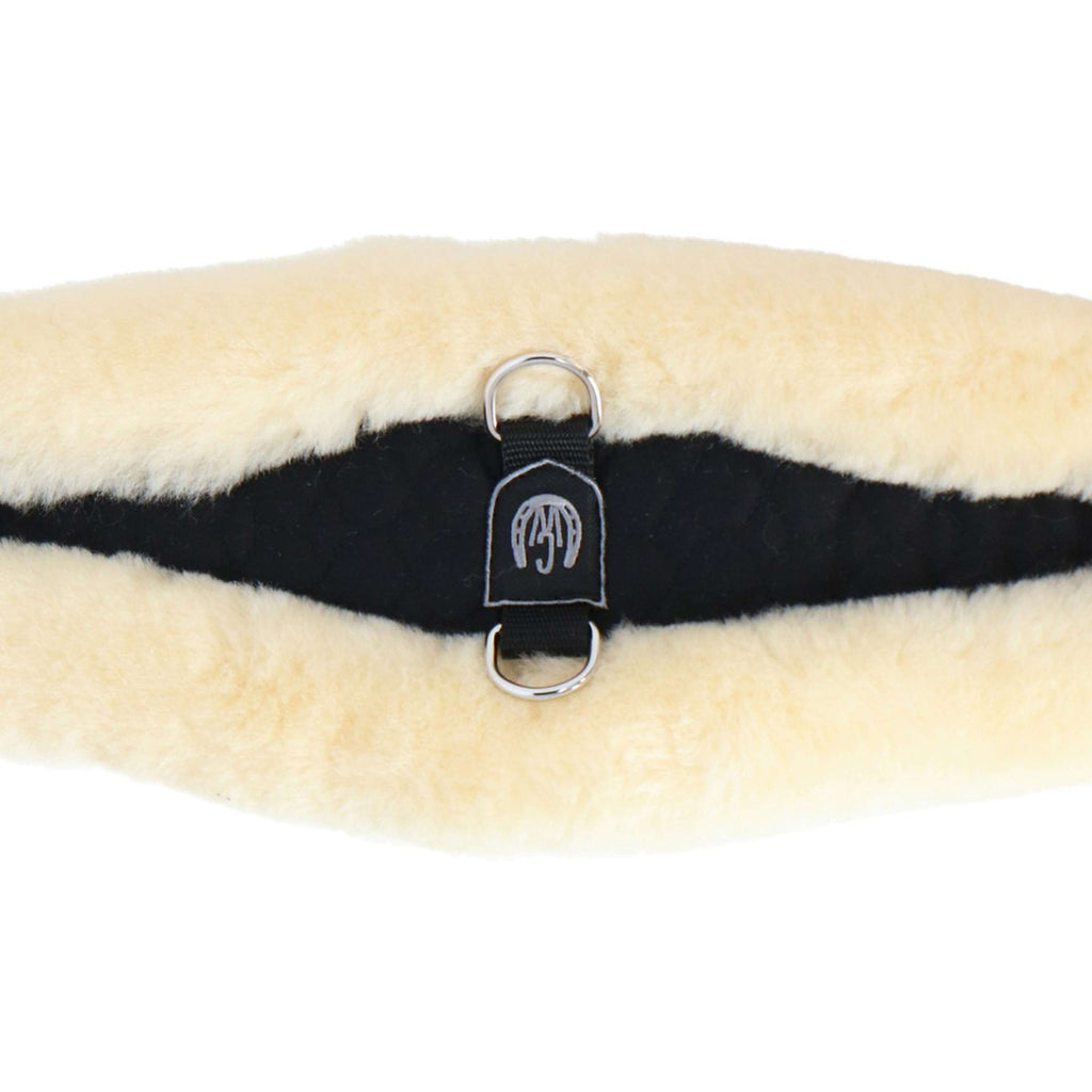 Werner Christ Dressuursingel Anatomic met Bont Zwart/Naturel