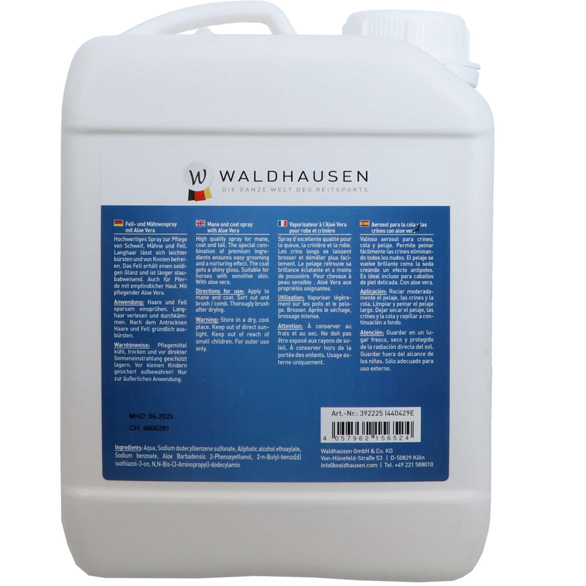 Waldhausen Vacht & Manen Spray Aloe Vera