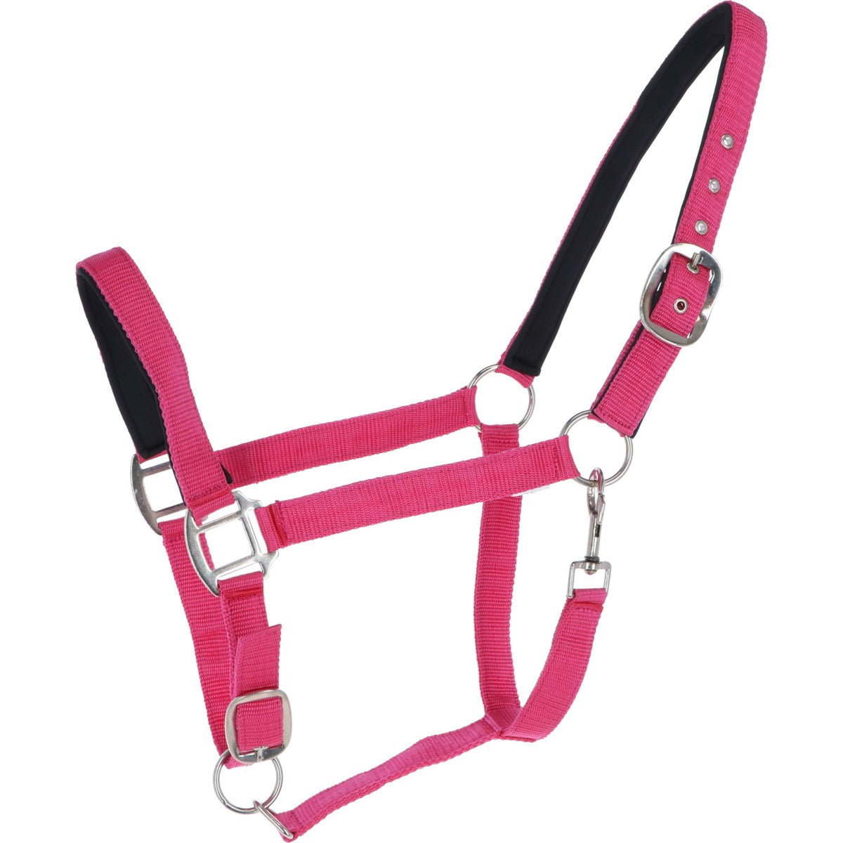 HKM Bischofshofen met teddypolster Halster Donkerblauw Full HKM Bischofshofen met teddypolster Halster Donkerblauw Full