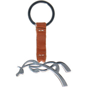 Pénélope Sleutelhanger Cognac/Zilver