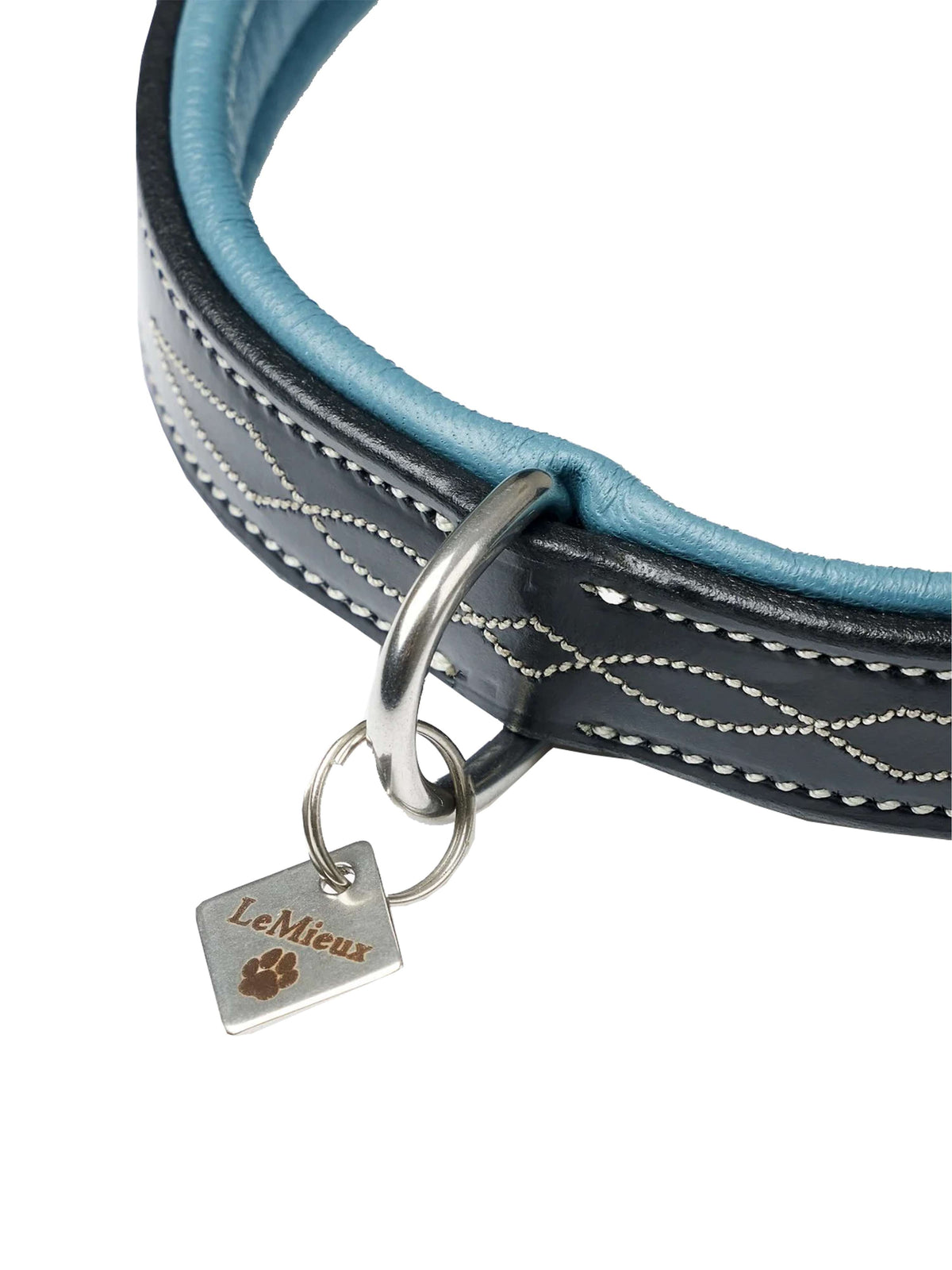 LeMieux Halsband Windsor Padded Zwart/Blauw