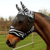 Covalliero Vliegenmasker met Oorbedekking Zebra