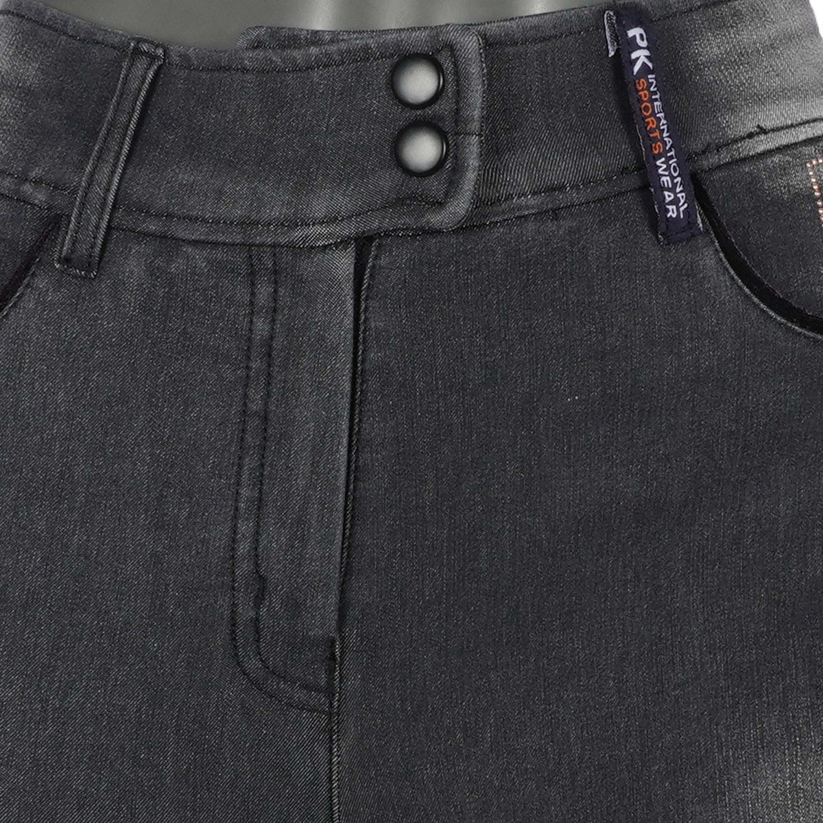 PK Rijbroek James Knie Grip Zwart Grijs Jeans