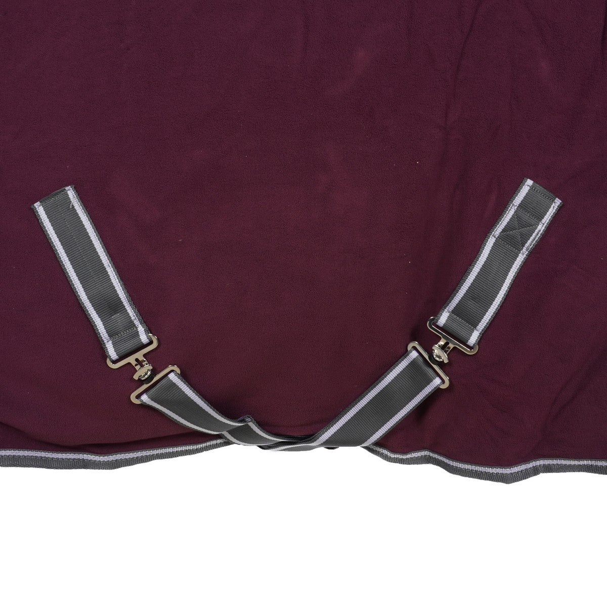 Weatherbeeta Fleecedeken Cooler Combo Neck Maroon/Grijs/Wit