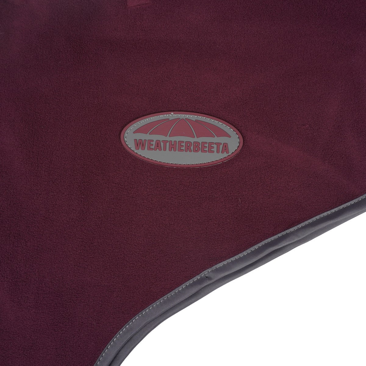 Weatherbeeta Hondenjas Comfitec Fleece Zip Maroon/Grijs