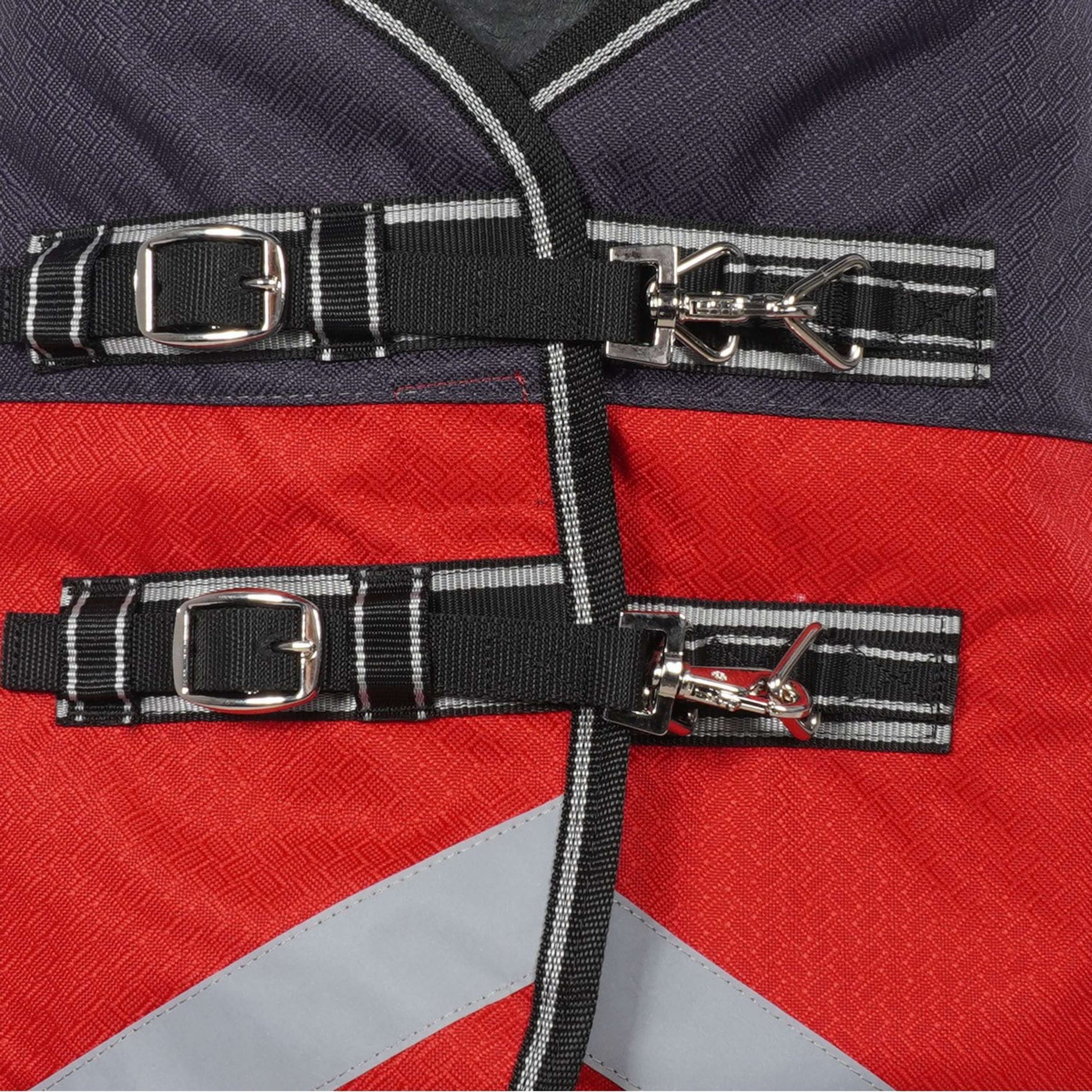 WeatherBeeta Winterdeken ComFiTec Plus Dynamic II Detach-A-Neck Medium 220g Zwart/Rood/Zilver WeatherBeeta Winterdeken ComFiTec Plus Dynamic II Detach-A-Neck Medium 220g Zwart/Rood/Zilver