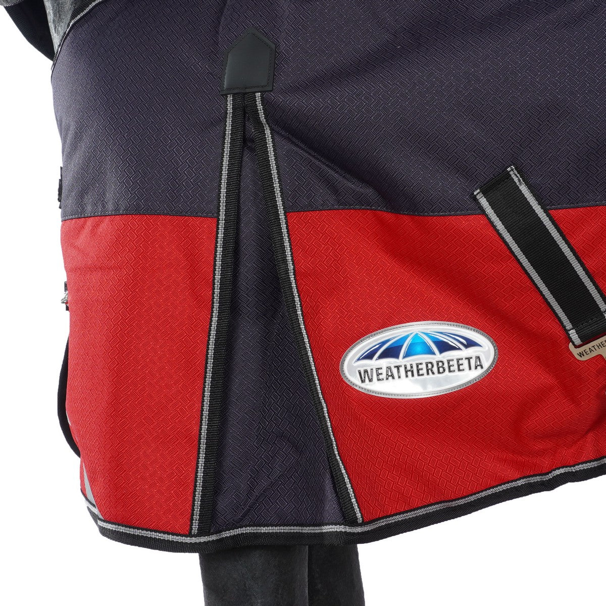 Weatherbeeta Winterdeken Comfitec Plus Dynamic II Detach-A-Neck Medium Zwart/Rood/Zilver