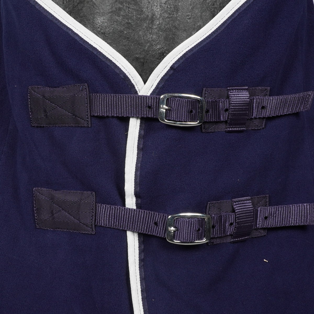 Saxon Fleecedeken Standard Neck Navy/Wit