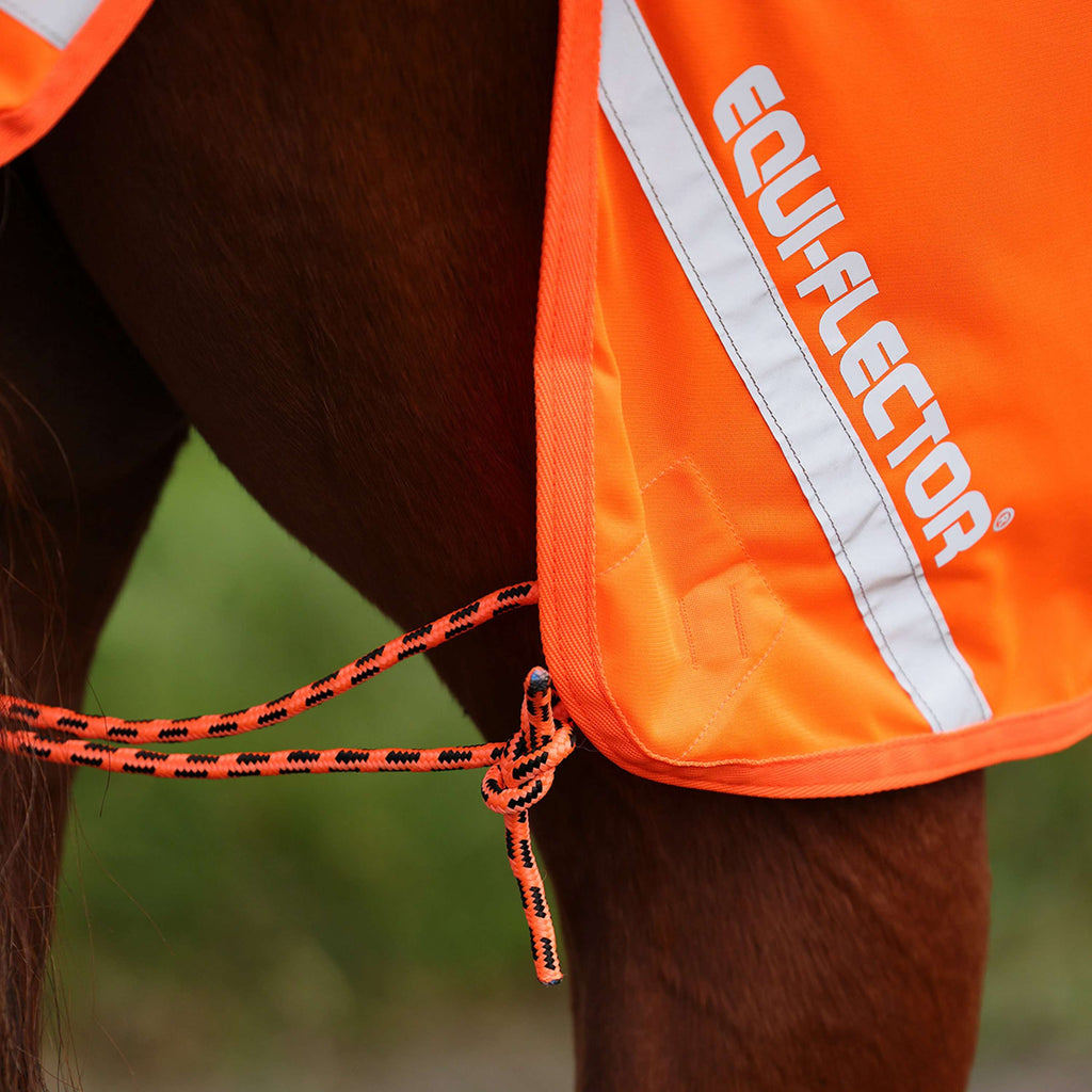 Equi-Flector by Shires Uitrijdeken Mesh Reflecterend Oranje