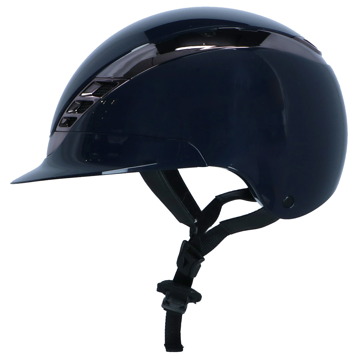 Pikeur X Abus Cap AirLuxe CHROME Shiny Midnight Blue