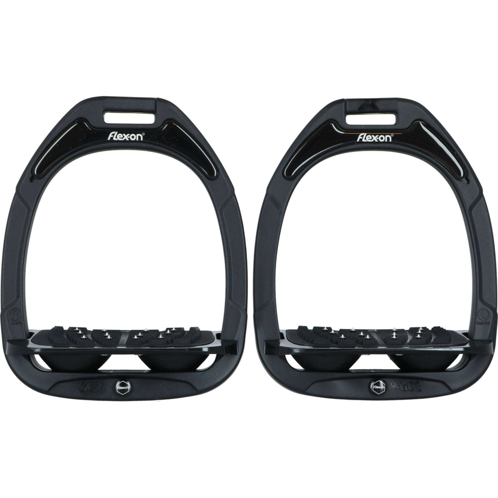 Flex-On Stijgbeugels Green Composite Inclined Ultra Grip Zwart/Zwart/Zwart