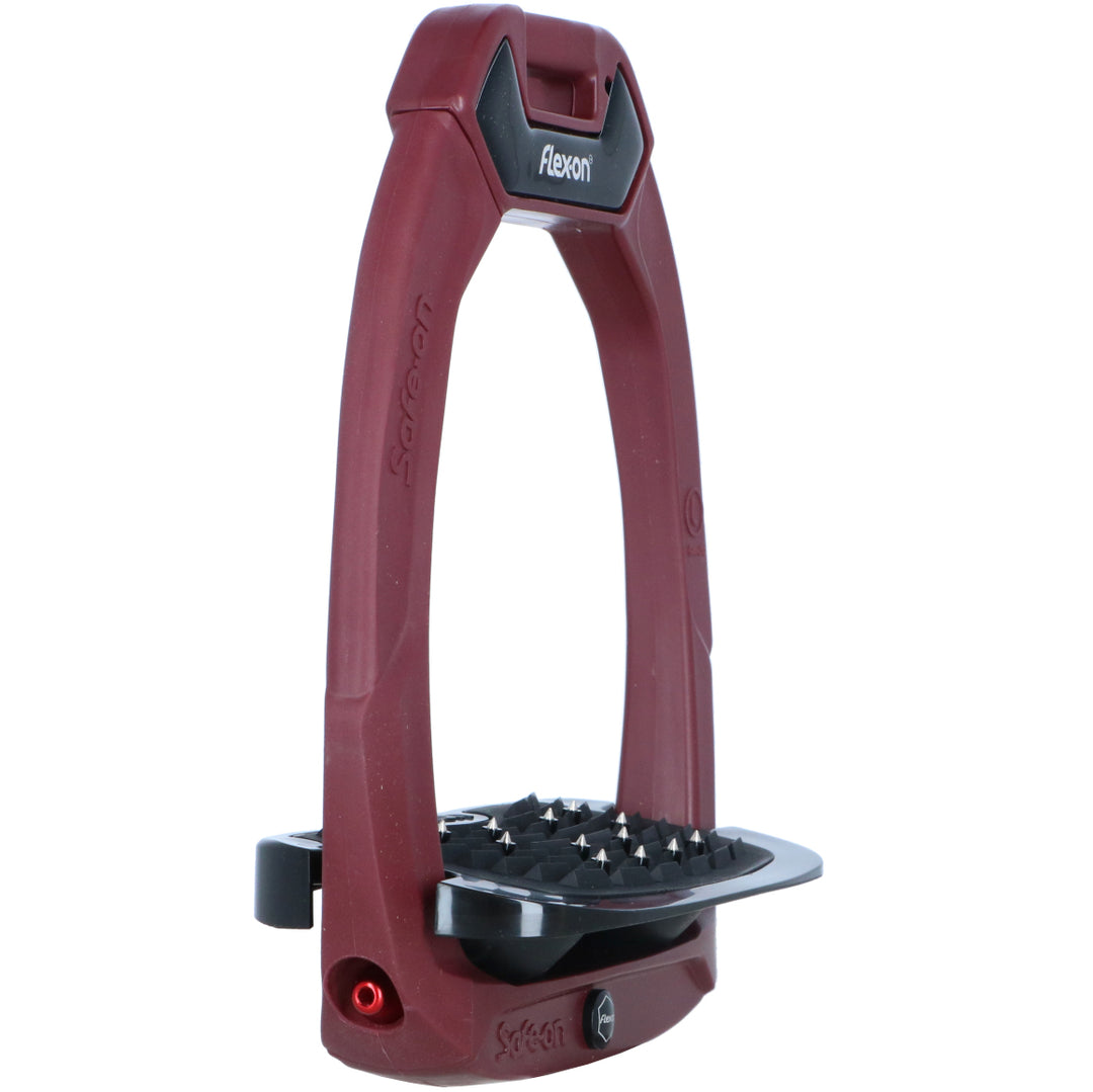 Flex-On Veiligheidsbeugels Safe-On Inclined Ultra Grip Burgundy/Zwart/Zwart