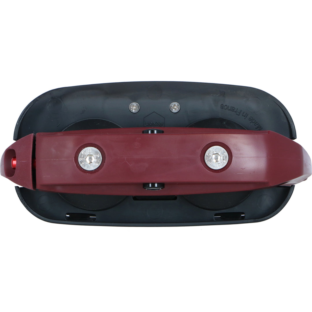 Flex-On Veiligheidsbeugels Safe-On Inclined Ultra Grip Burgundy/Zwart/Zwart