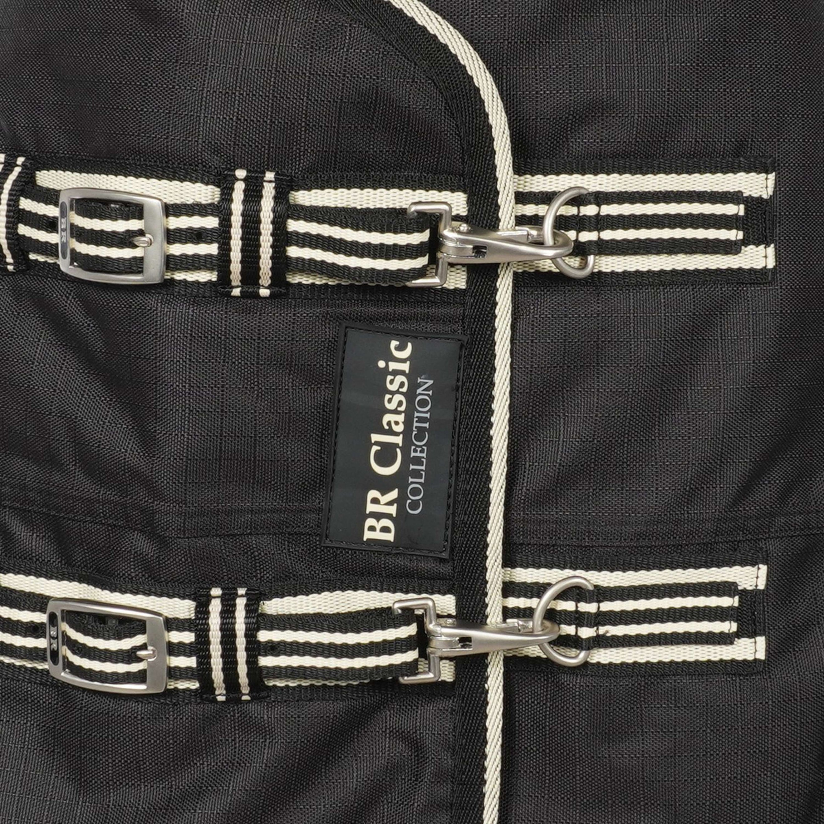 BR Turnoutdeken Classic 1200D 250g Zwart BR Turnoutdeken Classic 1200D 250g Zwart