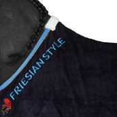 Harry's Horse Fleecedeken Friesian Style Navy