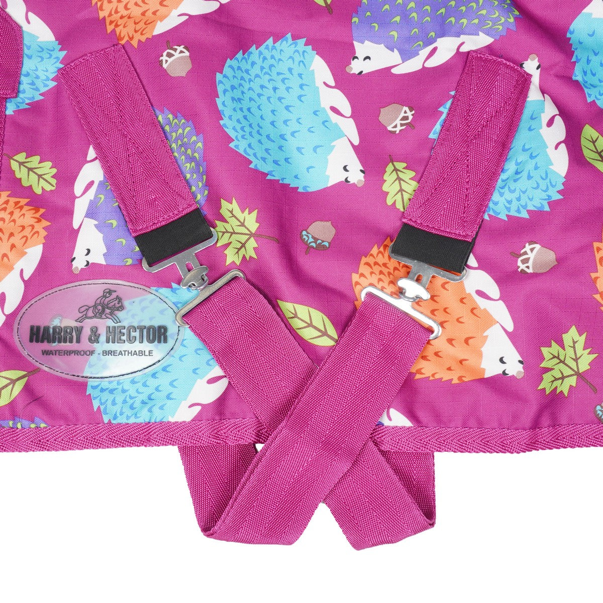 HB Harry & Hector Outdoordeken Hedgehog Fleece Fuchsia