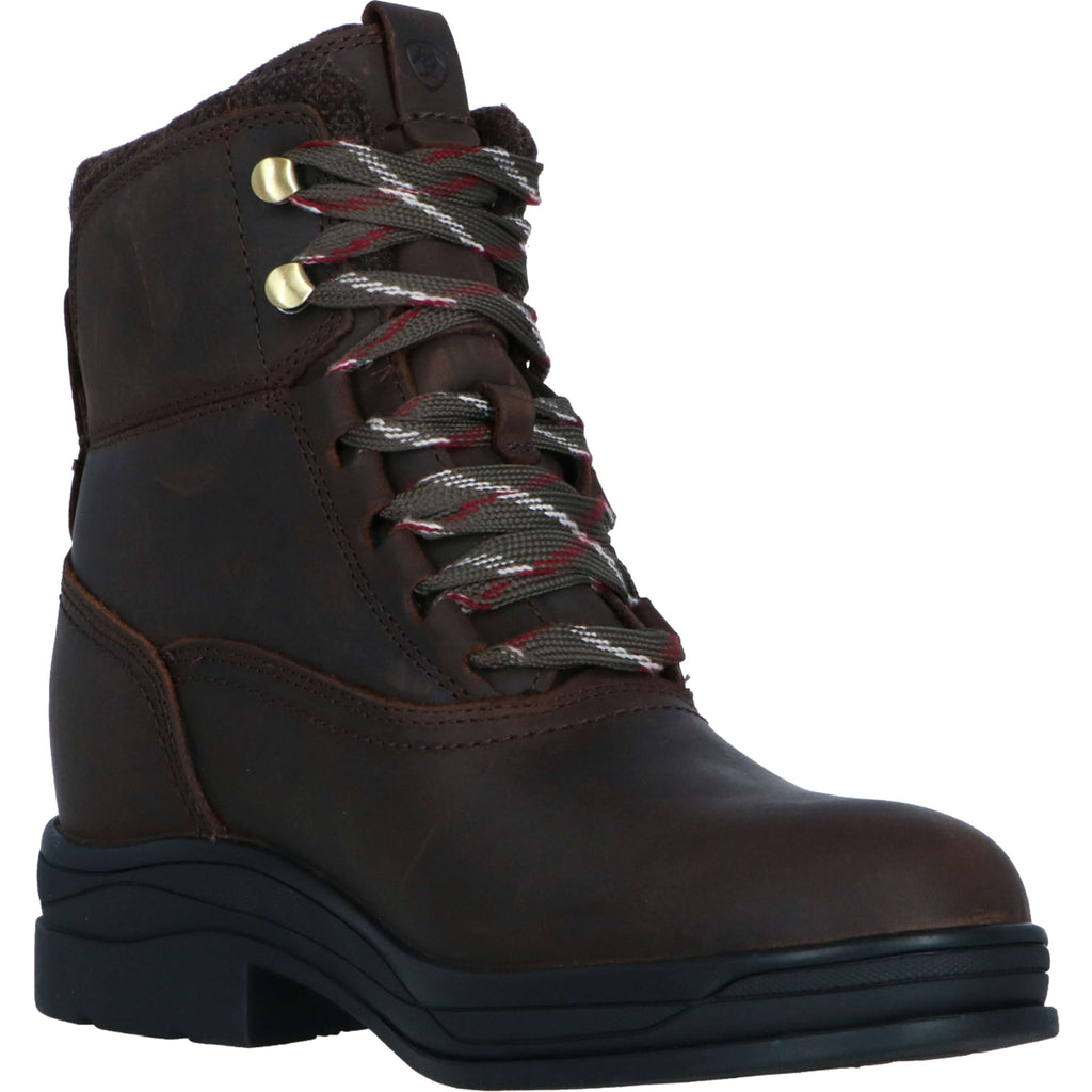 Ariat Stalschoenen Harper Waterproof Dames Chocolat/Willow