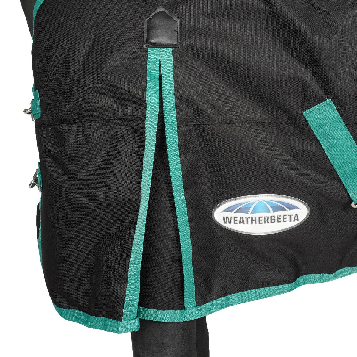 Weatherbeeta Regendeken Standard Neck Lite Plus 900d Black/Bottle Green