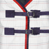 Weatherbeeta Vliegendeken Breeze III Combo Neck Wit/Navy/Rood