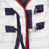 Weatherbeeta Vliegendeken Breeze III Combo Neck Wit/Navy/Rood