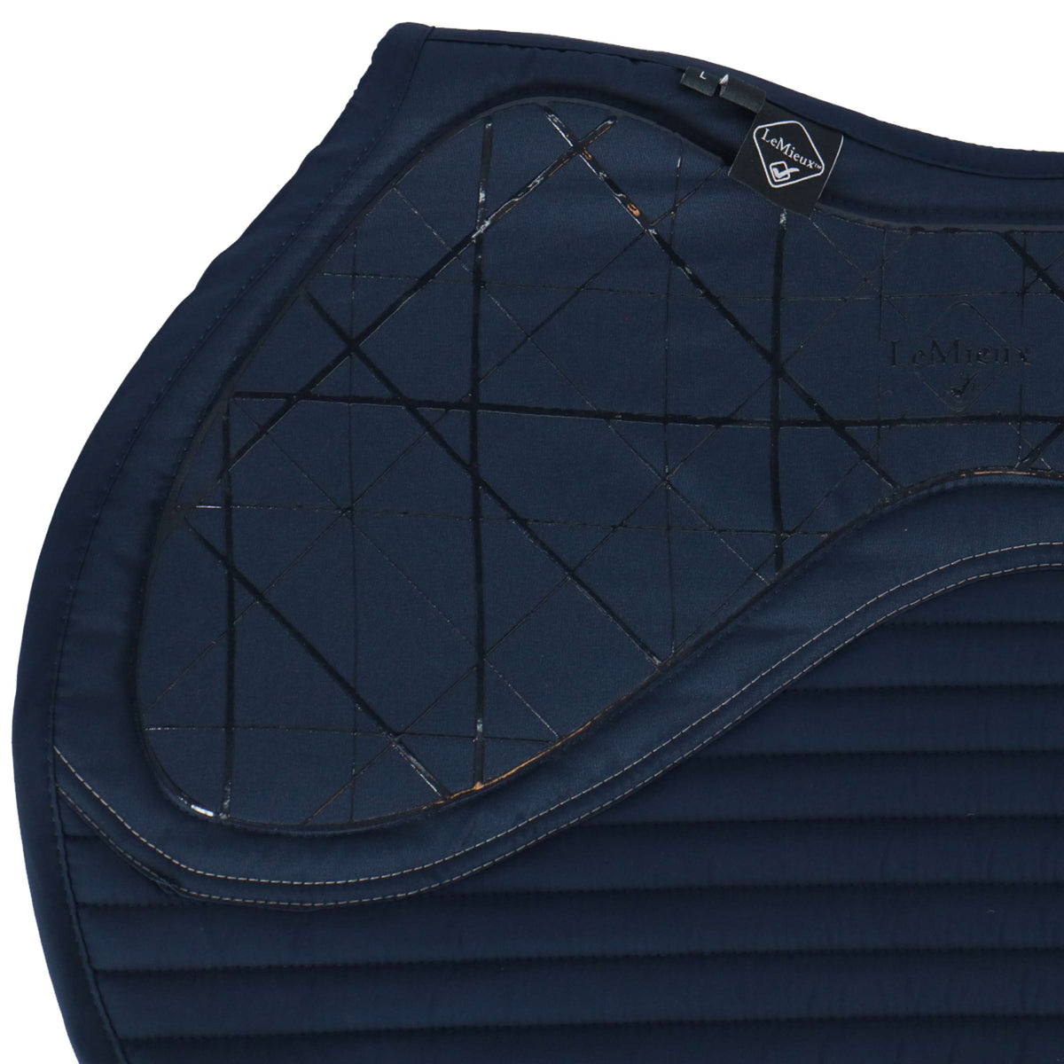 LeMieux Zadeldekje Softshell Grip EuroJump Navy