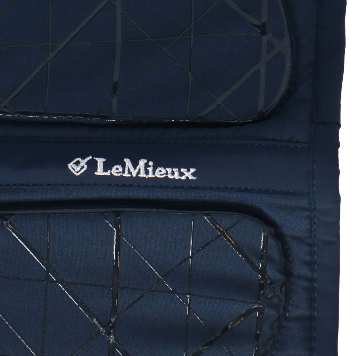 LeMieux Zadeldekje Softshell Grip EuroJump Navy