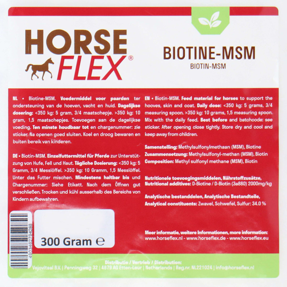 HorseFlex Biotine-MSM Navul