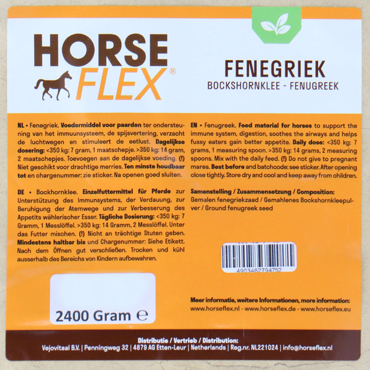 HorseFlex Fenegriek Navul