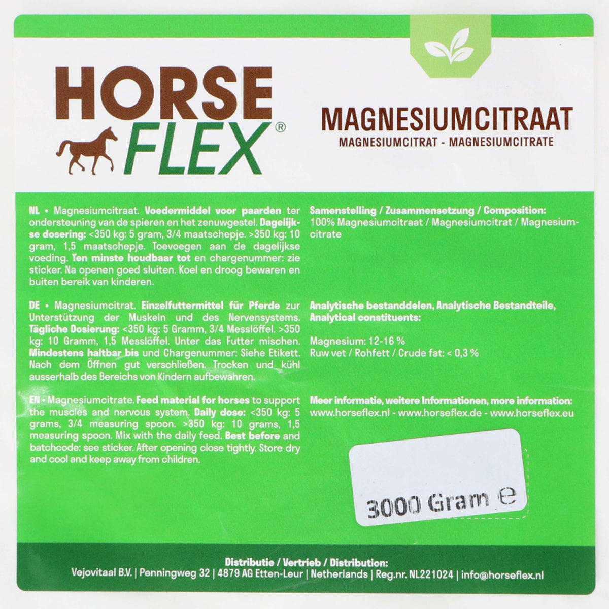 HorseFlex Magnesiumcitraat Navul