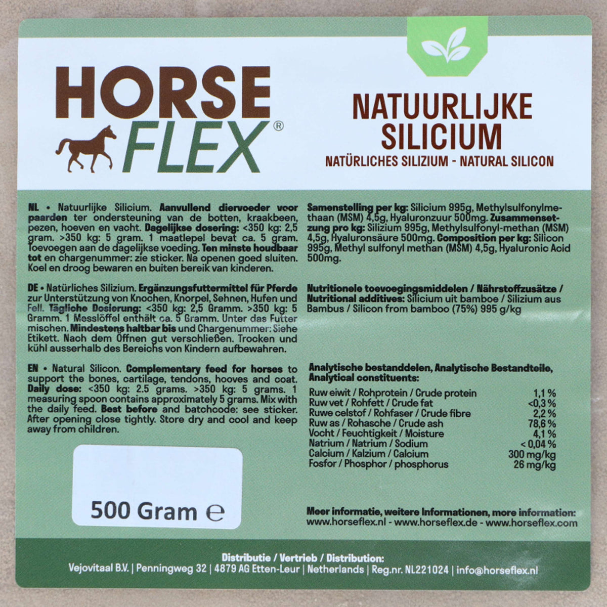 HorseFlex Natuurlijke Silicium Navul