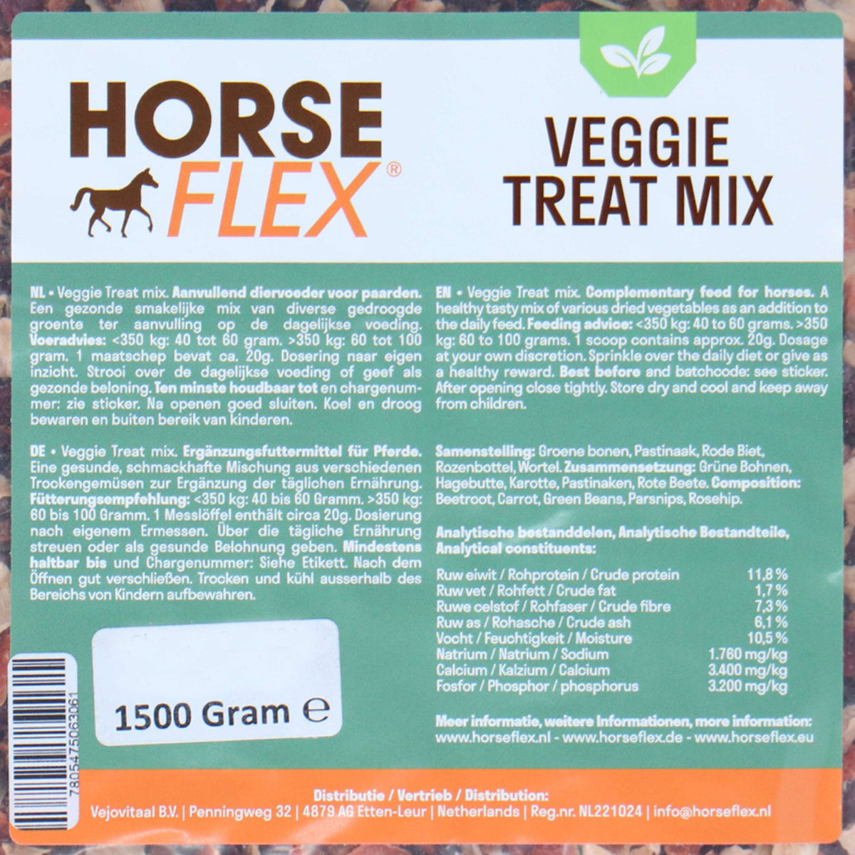 HorseFlex Veggie Treat Mix Navul